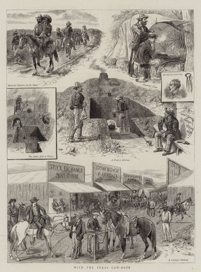 With the Texas Cow-Boys by William Ralston